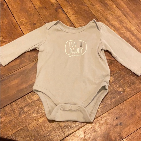 gender neutral daddy onesie